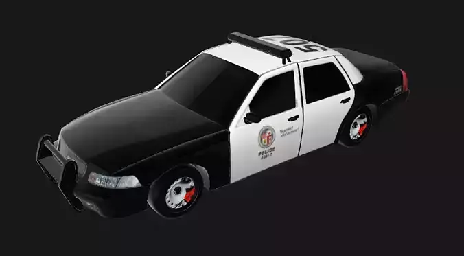 3D Police car