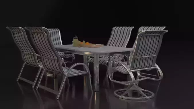 Chair table and chairs