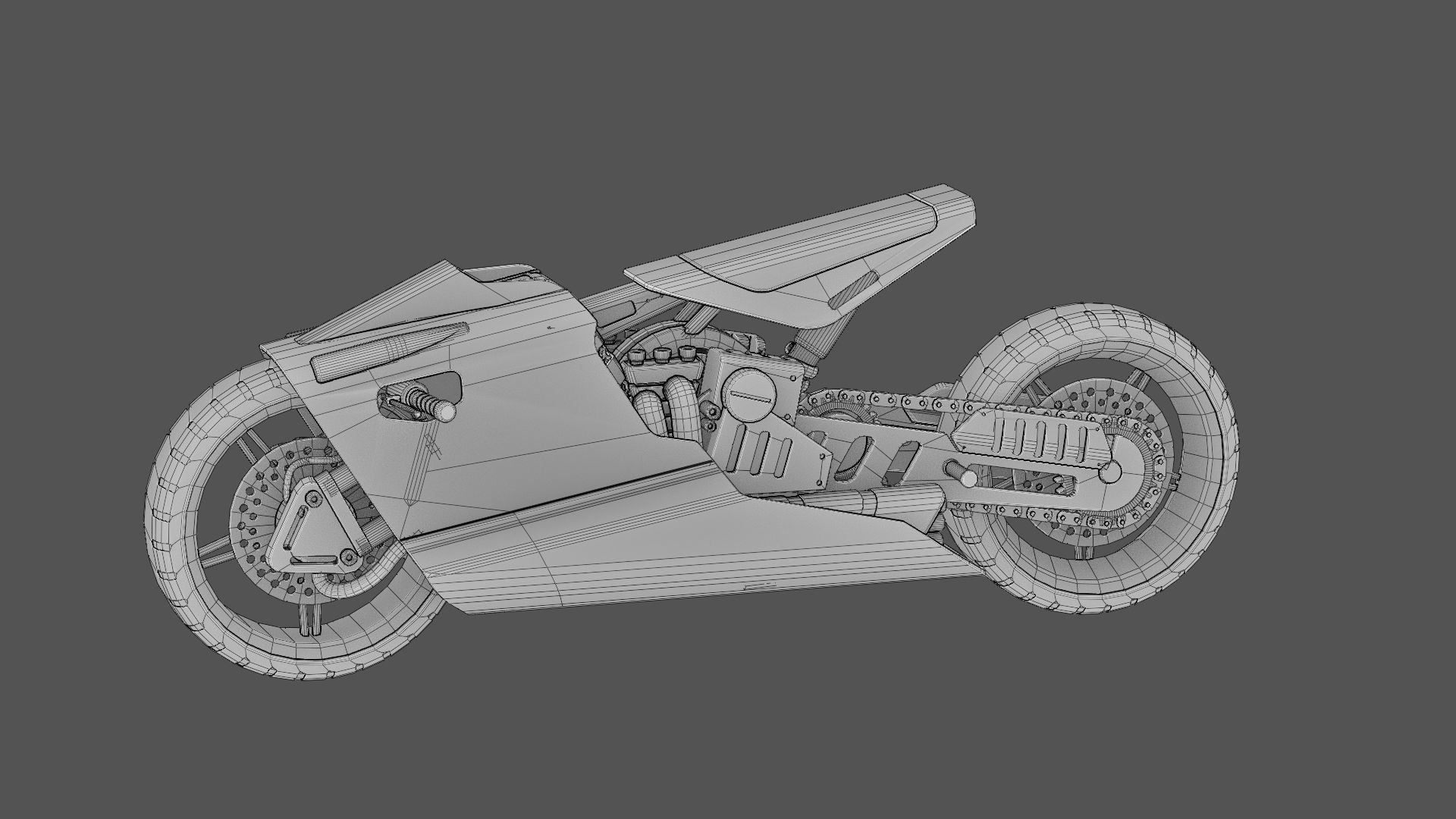 ELECTRIC MOTORCYCLE V400 rigged 3D model_34