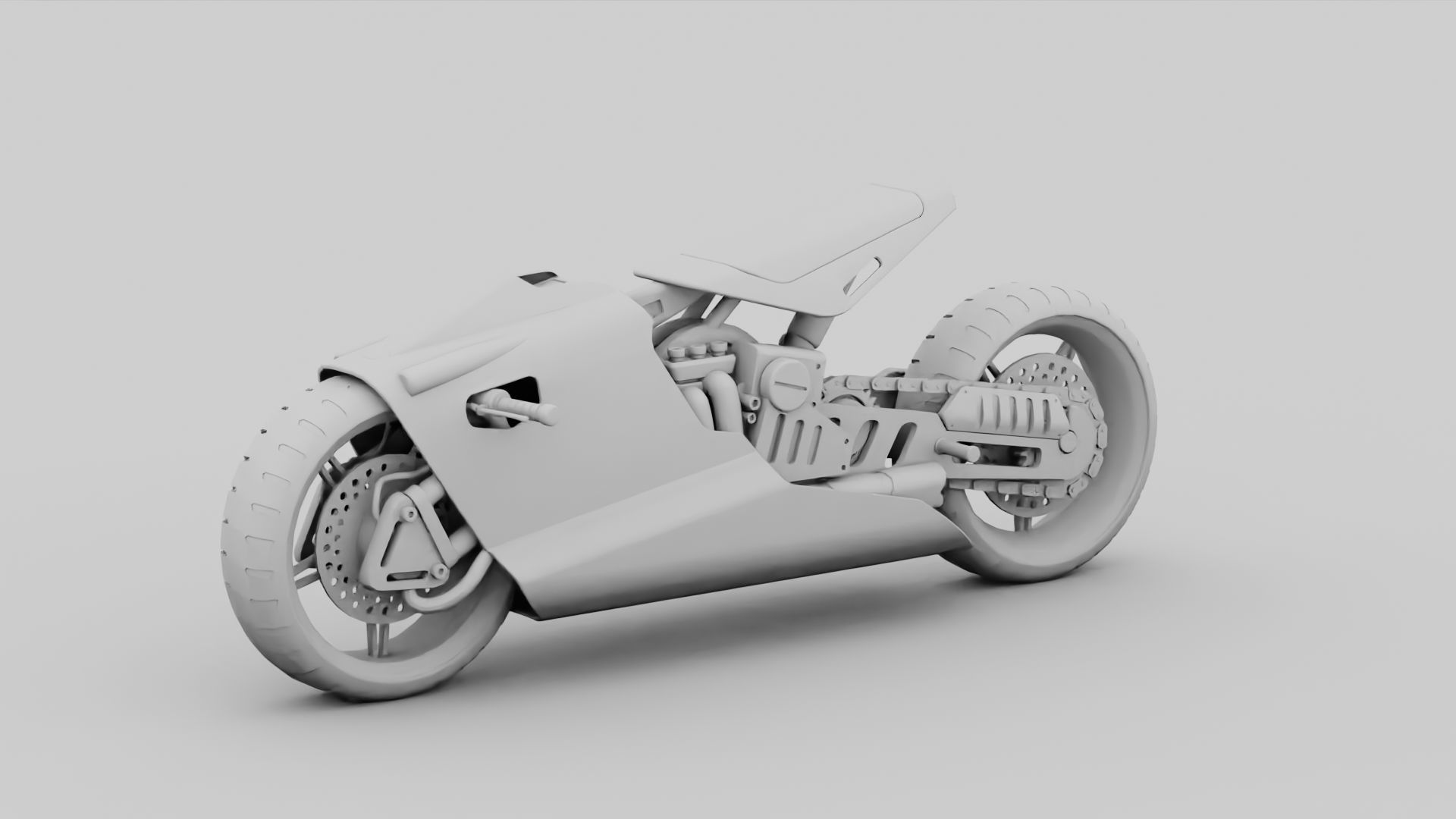 ELECTRIC MOTORCYCLE V400 rigged 3D model_29