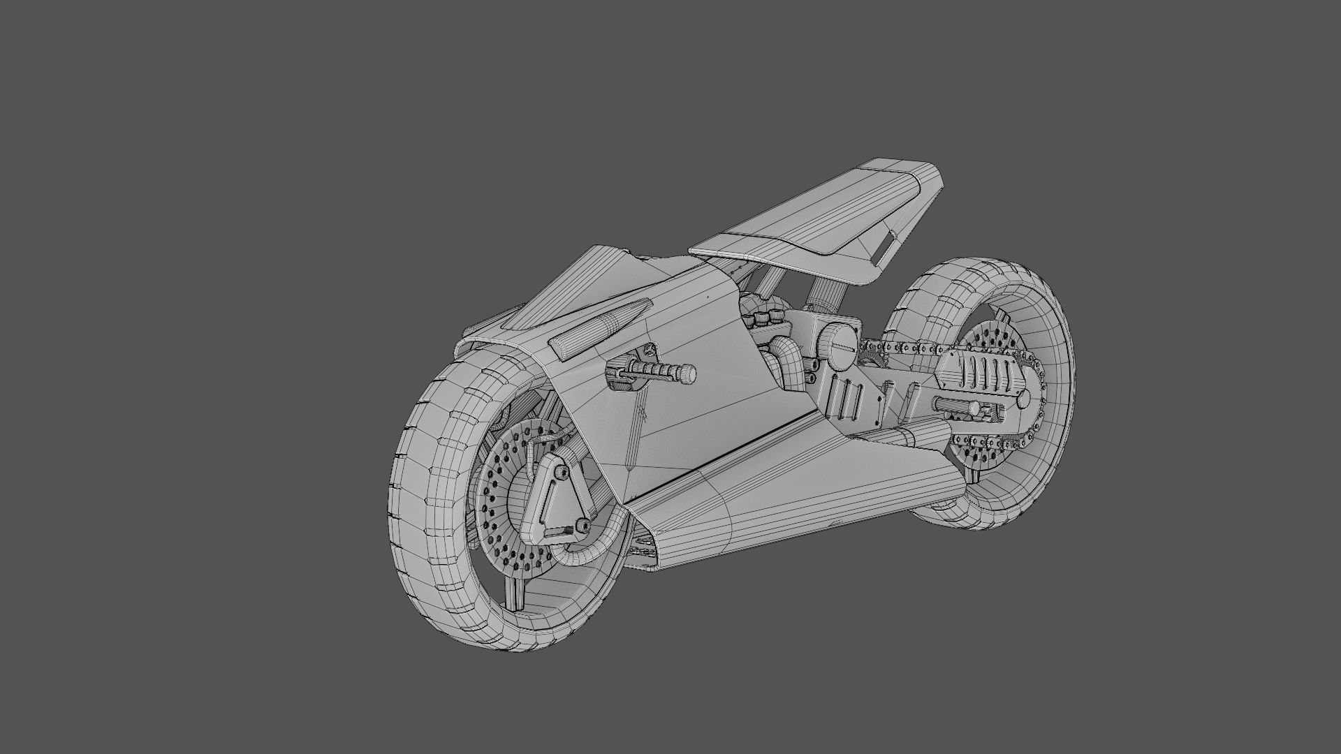 ELECTRIC MOTORCYCLE V400 rigged 3D model_33