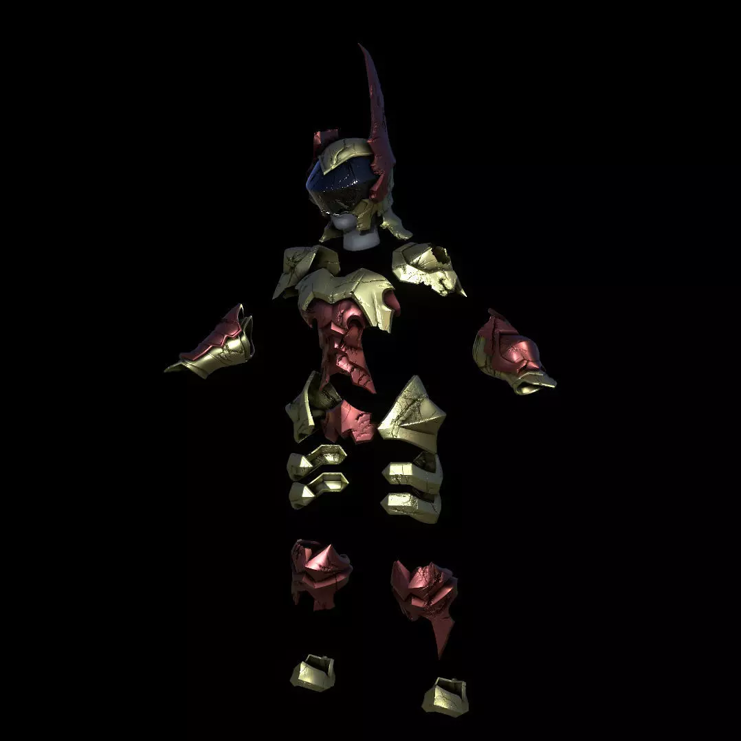 Kingdom Hearts Terra Broken Will Armor 3D print model_0