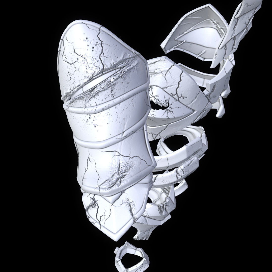 Kingdom Hearts Terra Broken Will Armor 3D print model_10