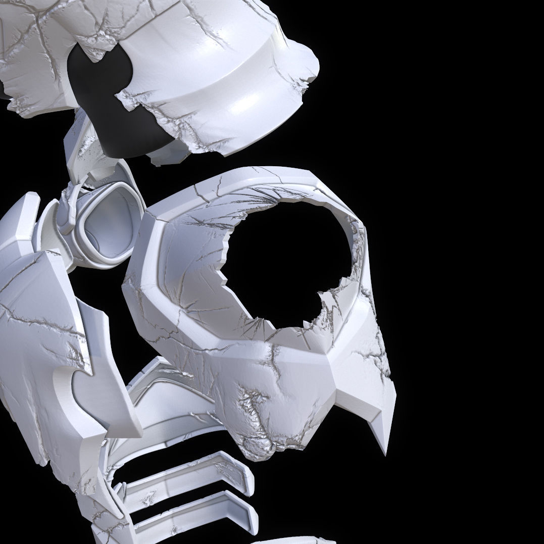 Kingdom Hearts Terra Broken Will Armor 3D print model_7
