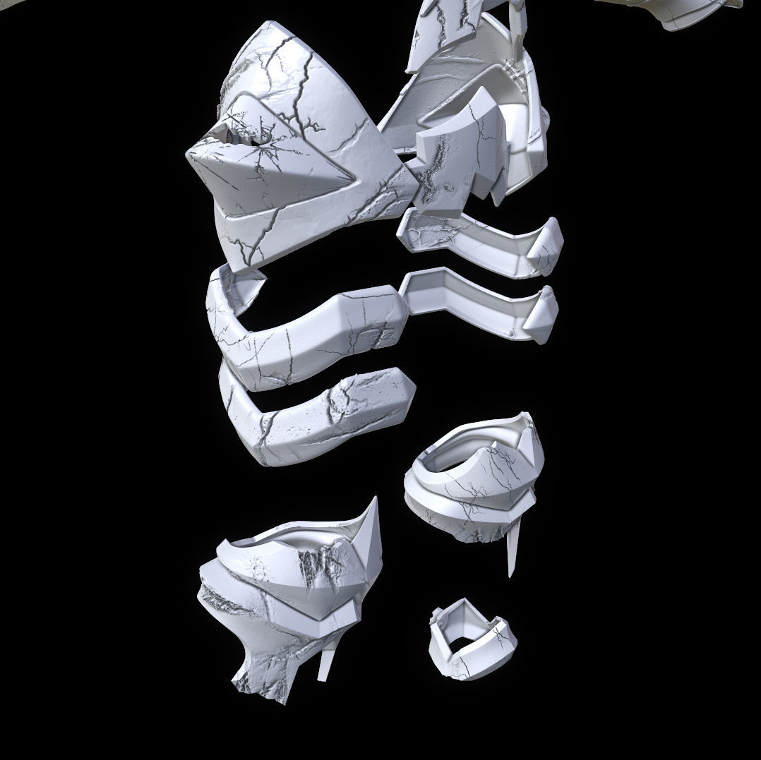 Kingdom Hearts Terra Broken Will Armor 3D print model_12