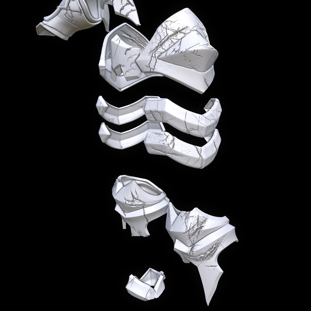 Kingdom Hearts Terra Broken Will Armor 3D print model_11