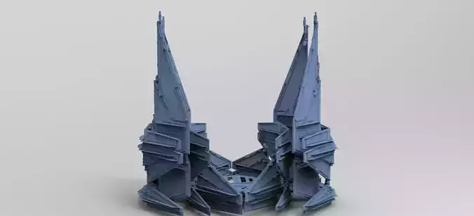 Sci-Fi Ocean Tech ship barrior Shield 5