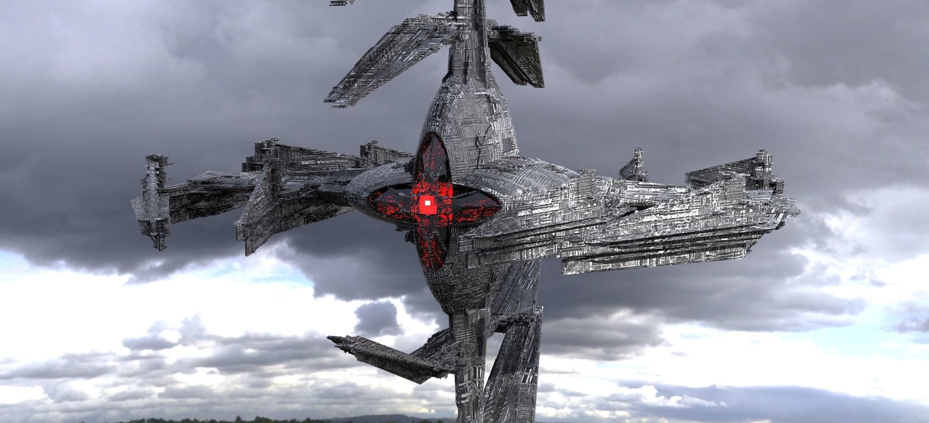 Sci-Fi Ocean Diver Ship  3D model_1