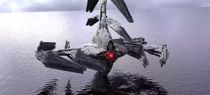 Sci-Fi Ocean Diver Ship 3 