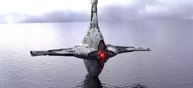 Sci-Fi Ocean Diver Ship 4