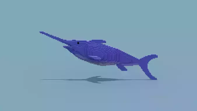 Voxel Swordfish