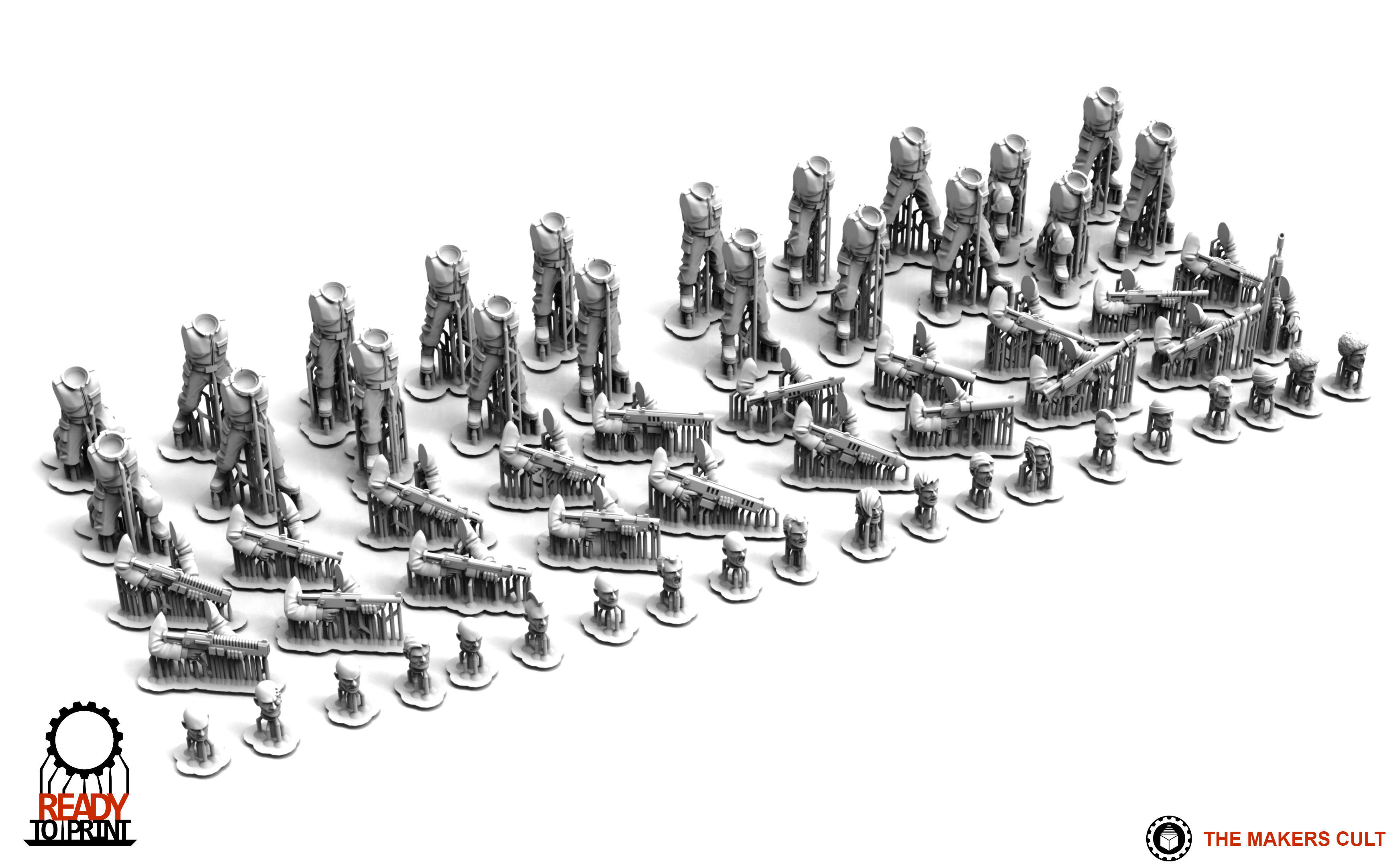 Penal Guard - Infantry Builder 3D print model_2