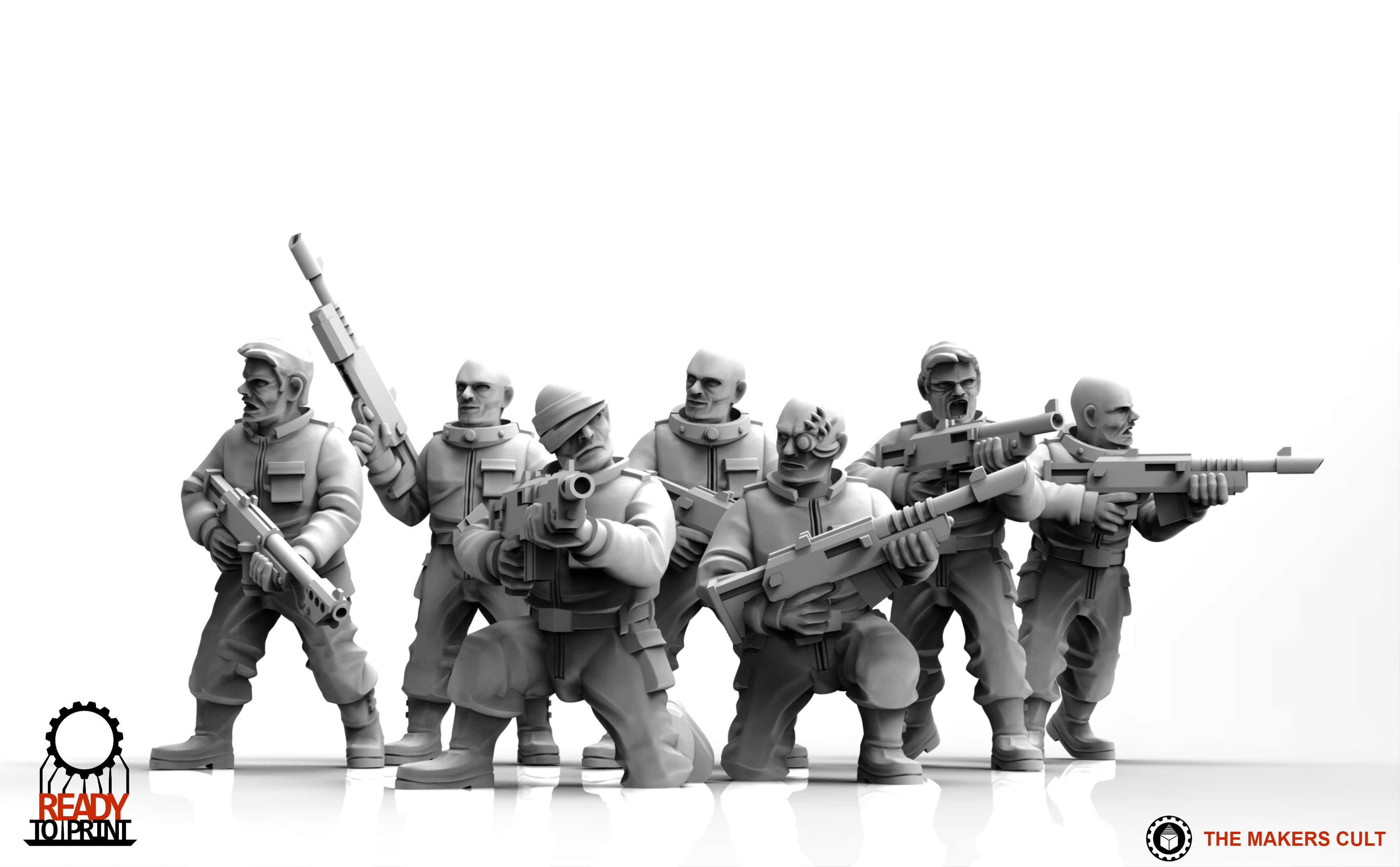 Penal Guard - Infantry Builder 3D print model_6