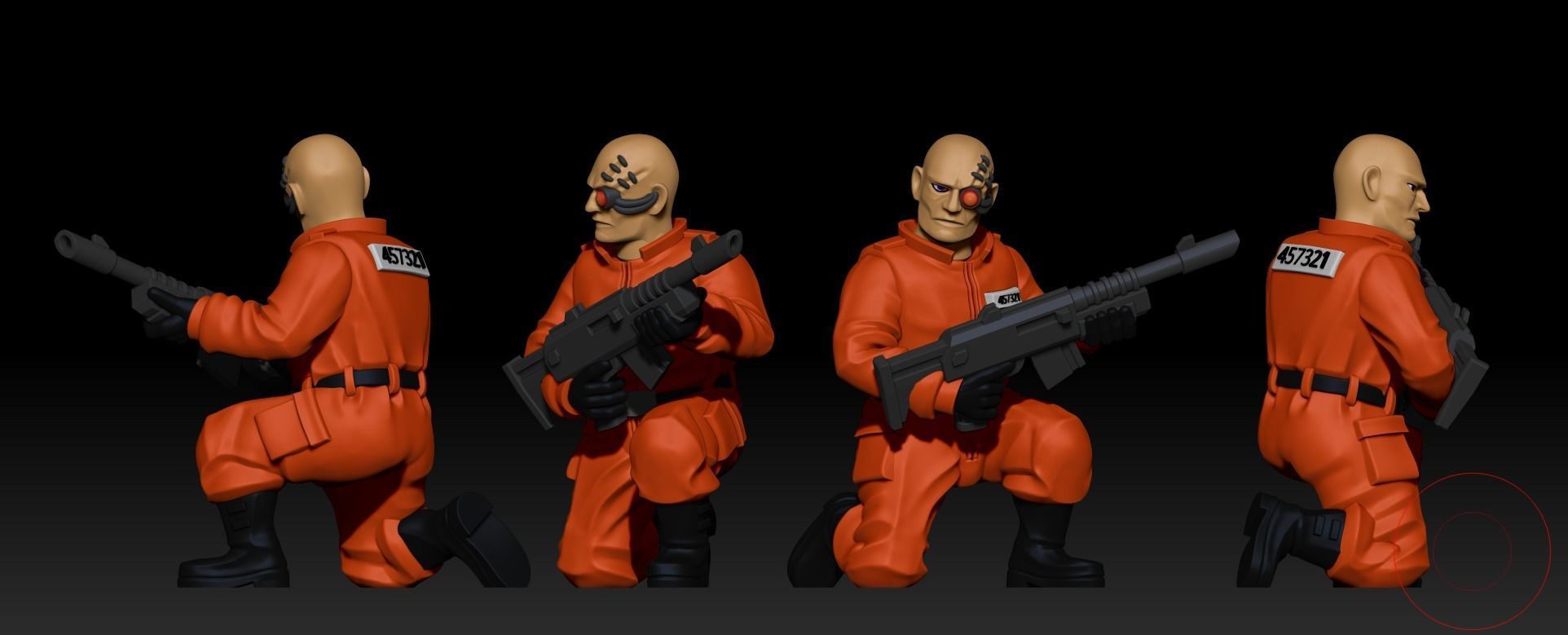 Penal Guard - Infantry Builder 3D print model_7