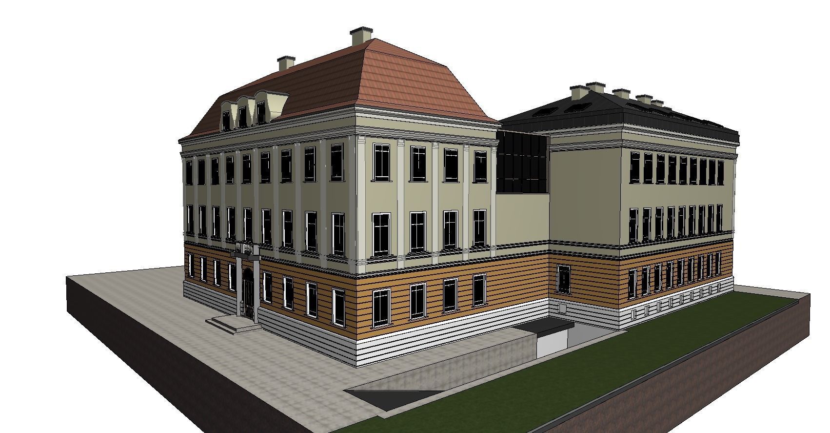 warsaw Castle model 3D model_13