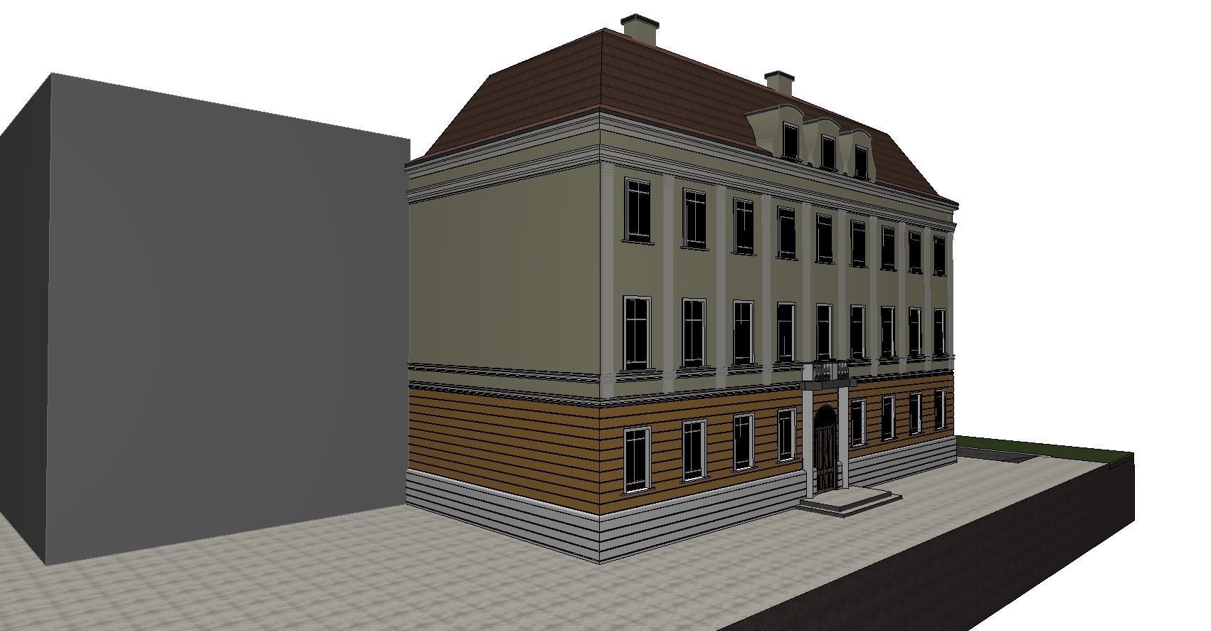 warsaw Castle model 3D model_2