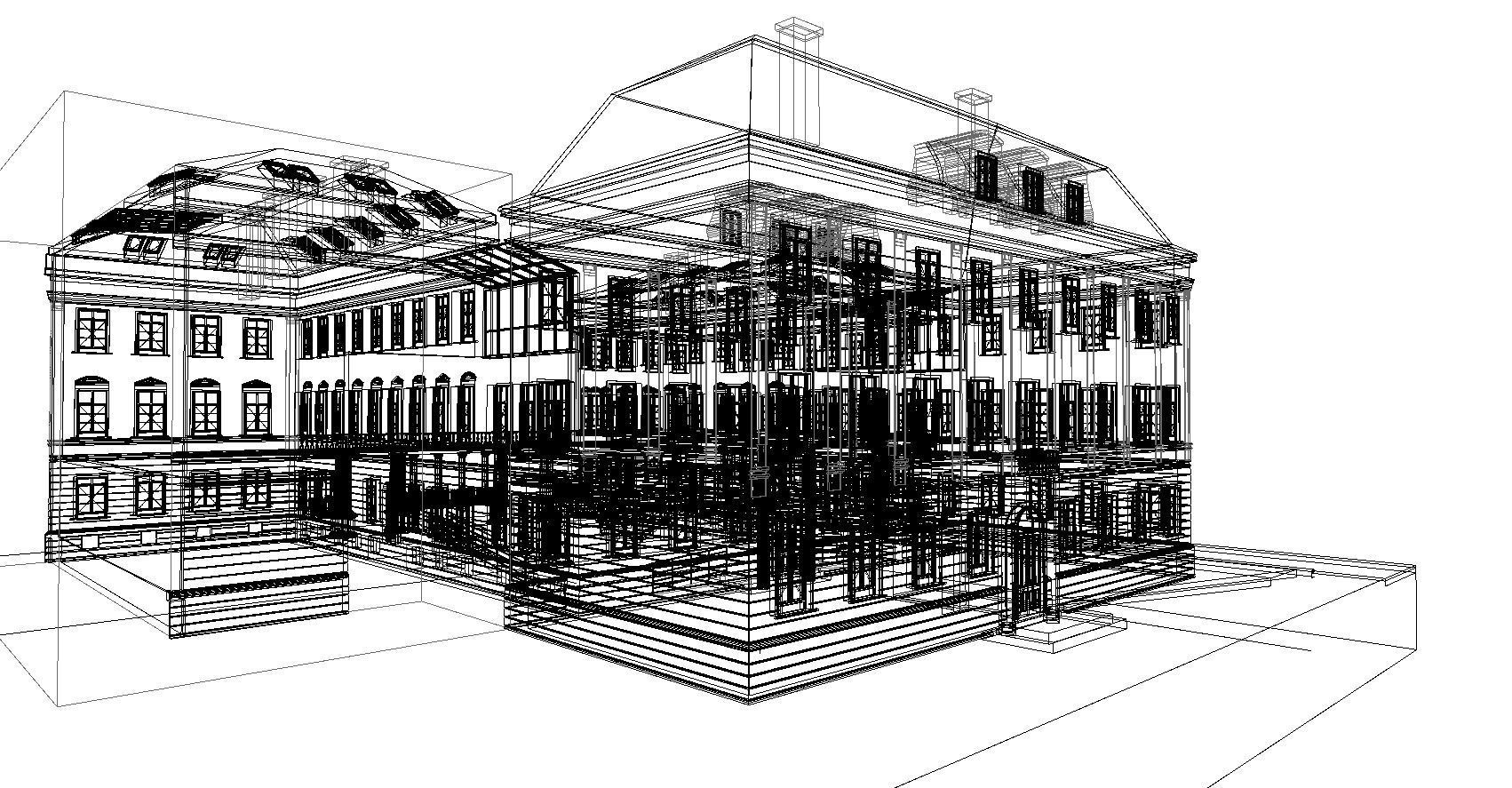 warsaw Castle model 3D model_3