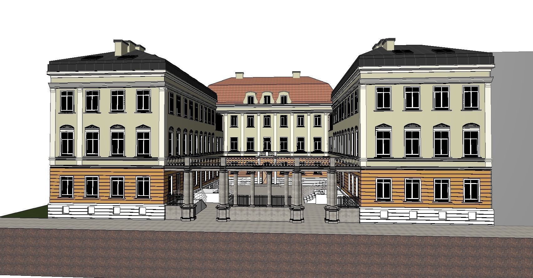 warsaw Castle model 3D model_6