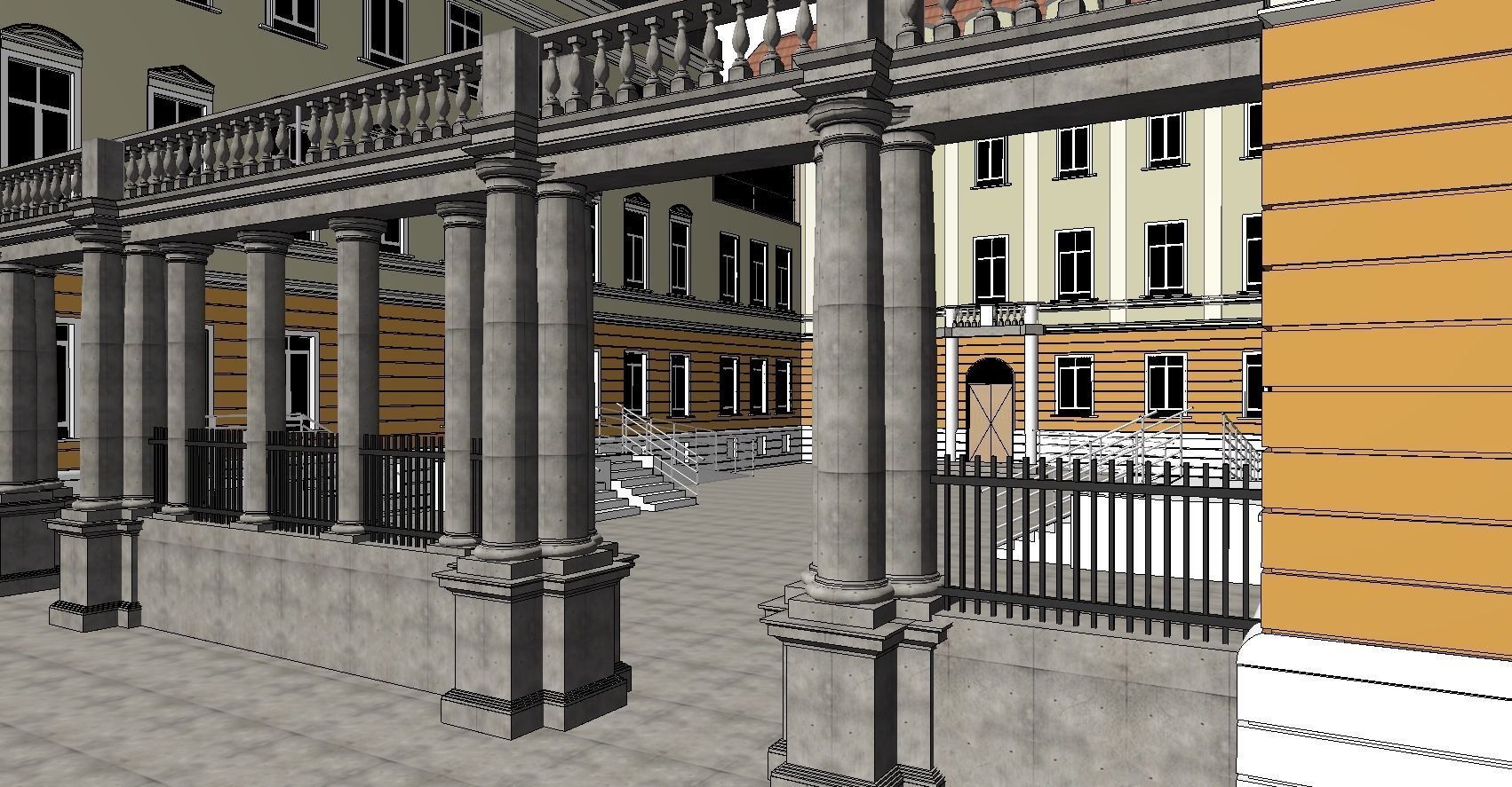 warsaw Castle model 3D model_8