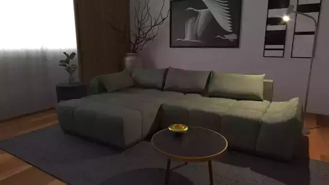 sofa loft 3D model