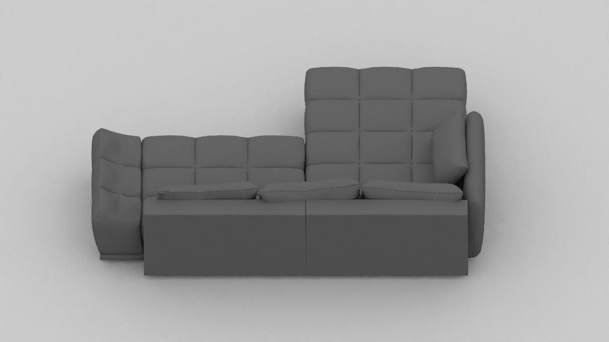sofa loft 3D model CGTrader