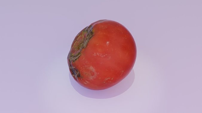 Tomato 02 Low-poly 3D model 7
