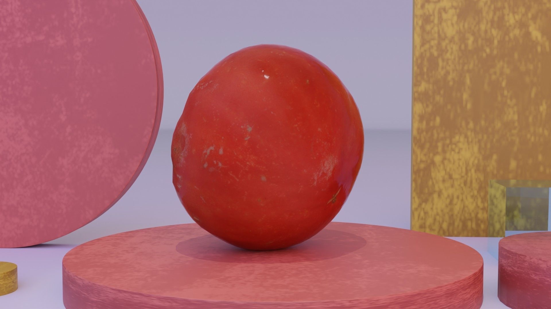 Tomato 02 Low-poly 3D model_17