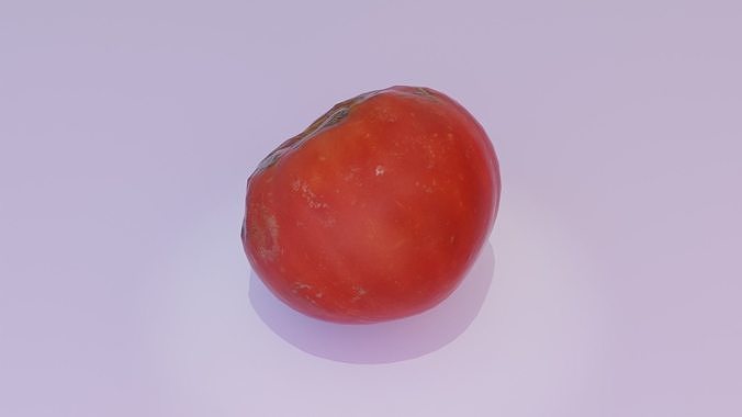 Tomato 02 Low-poly 3D model 6