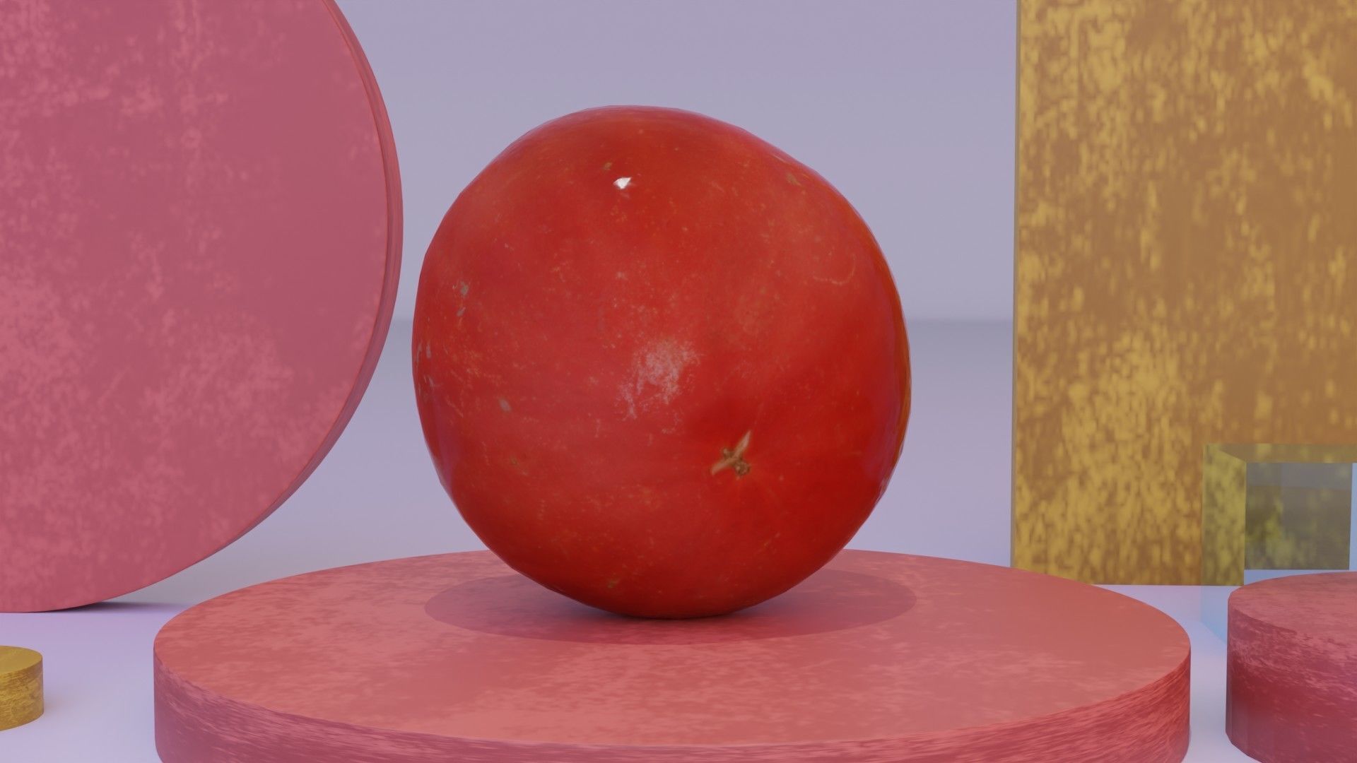 Tomato 02 Low-poly 3D model_18