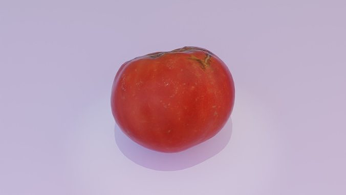 Tomato 02 Low-poly 3D model 5