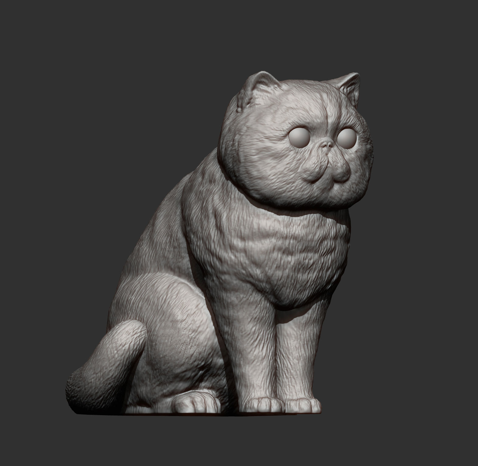 Exotic Shorthair Snoopy cat 3D print model_9