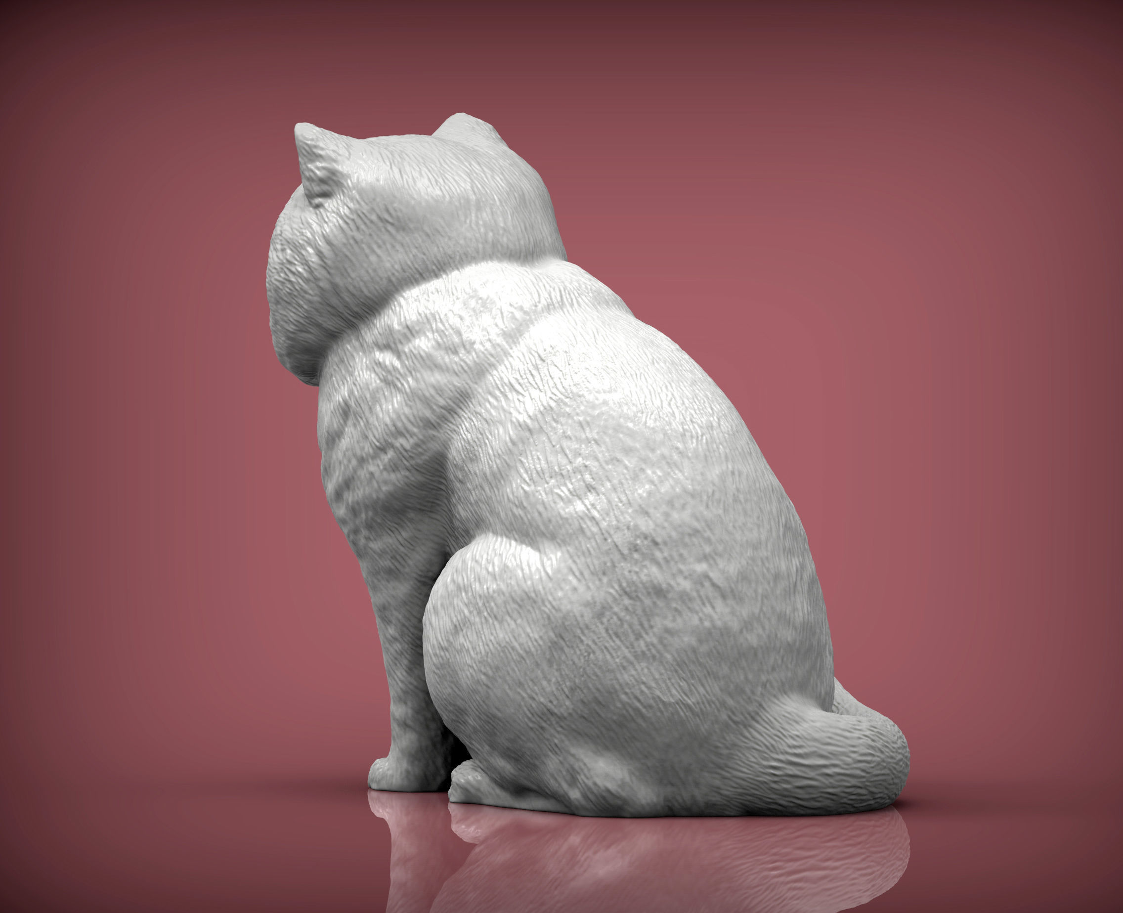Exotic Shorthair Snoopy cat 3D print model_7
