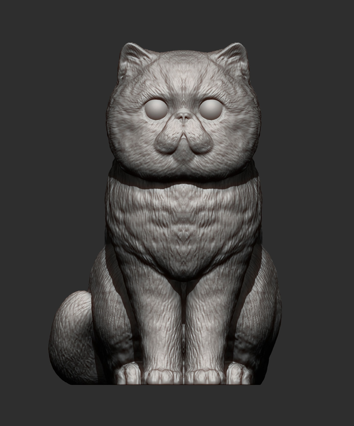 Exotic Shorthair Snoopy cat 3D print model_10