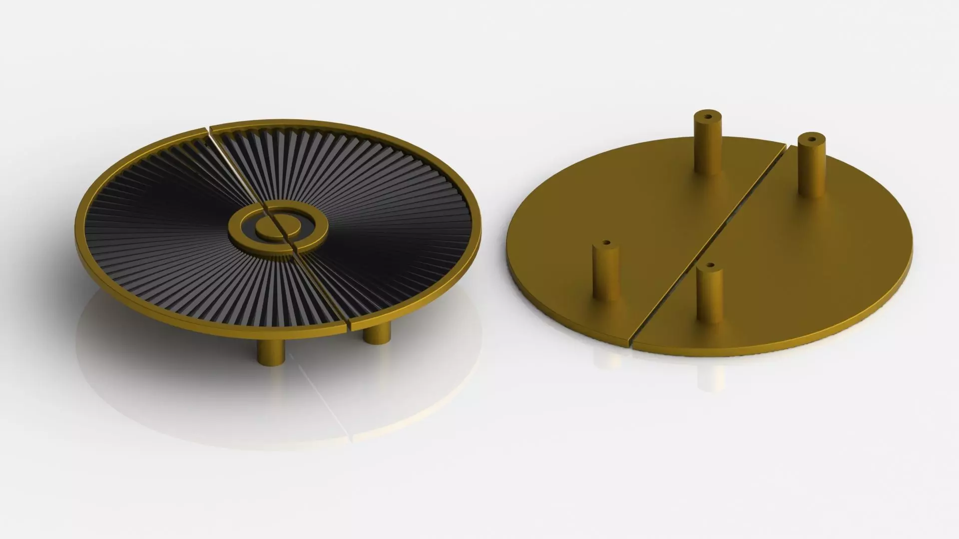 Double Door Handle Model M20 3D model_0