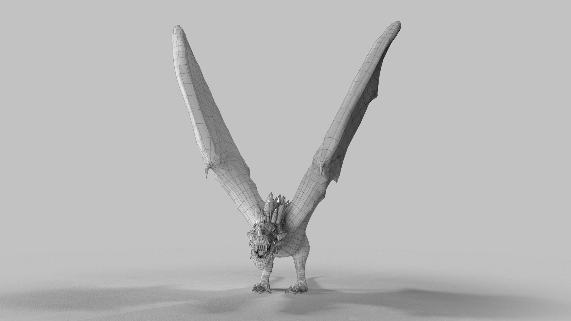 Crystal Dragons Low-poly 3D model_30