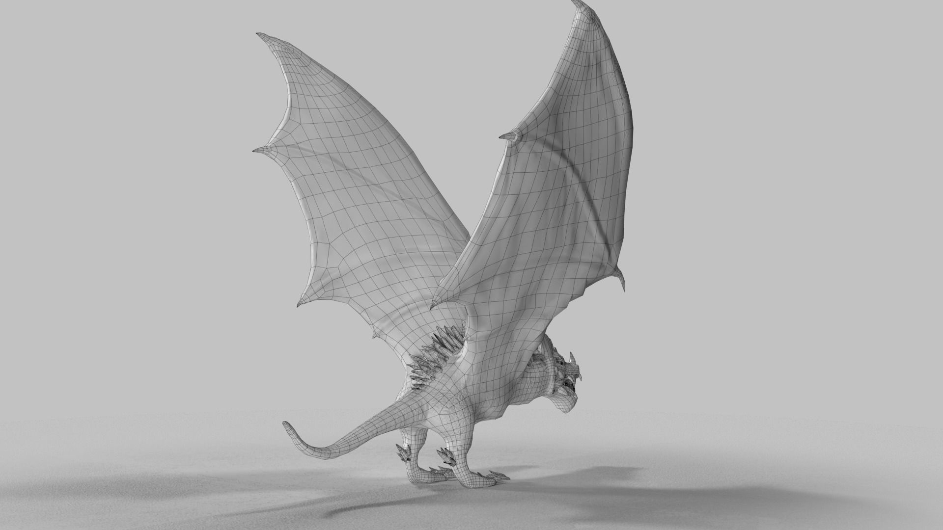 Crystal Dragons Low-poly 3D model_36