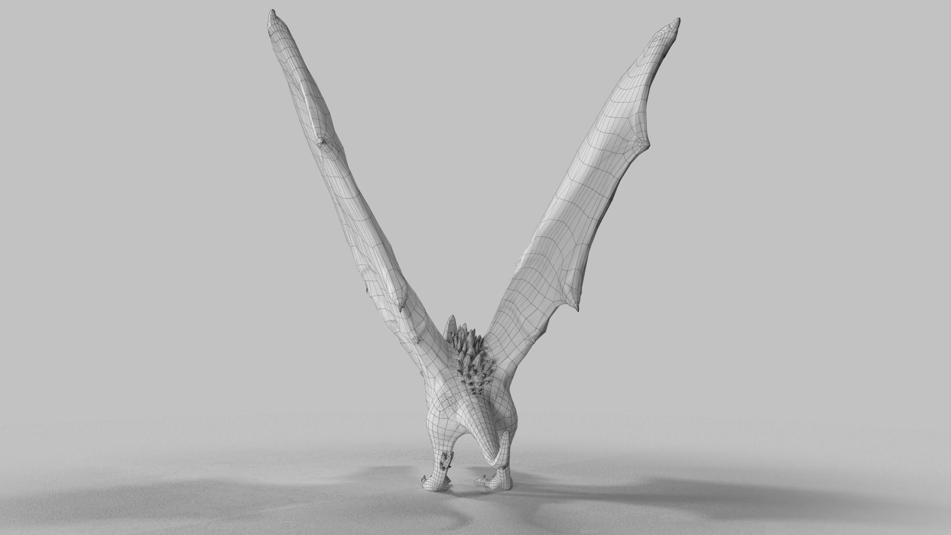 Crystal Dragons Low-poly 3D model_38