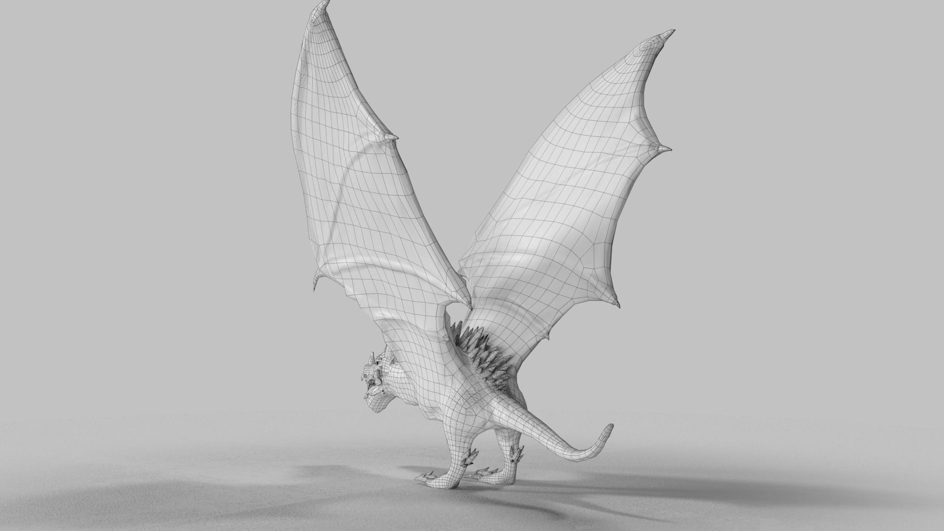 Crystal Dragons Low-poly 3D model_39