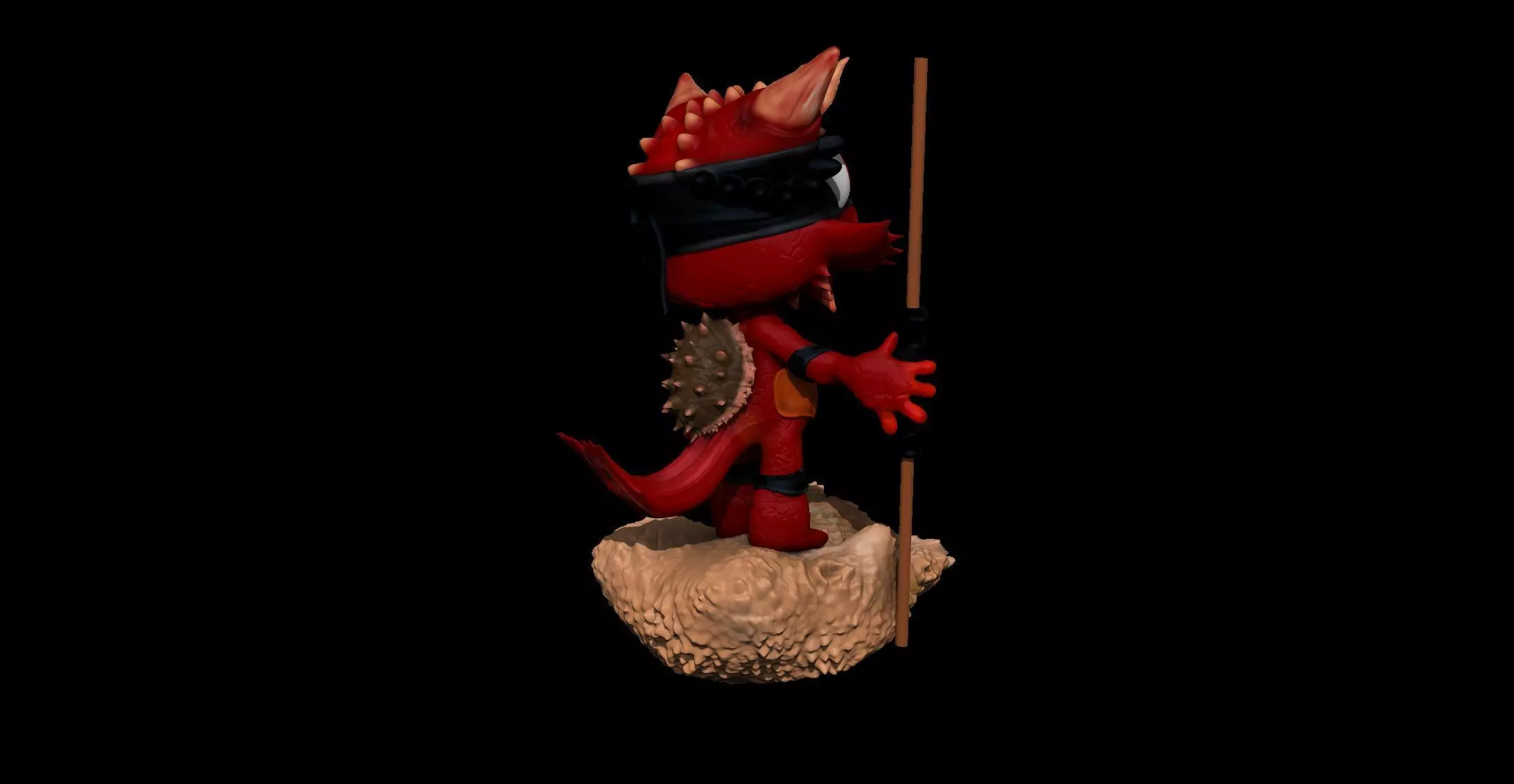 Devil Turtle Free 3D print model_0