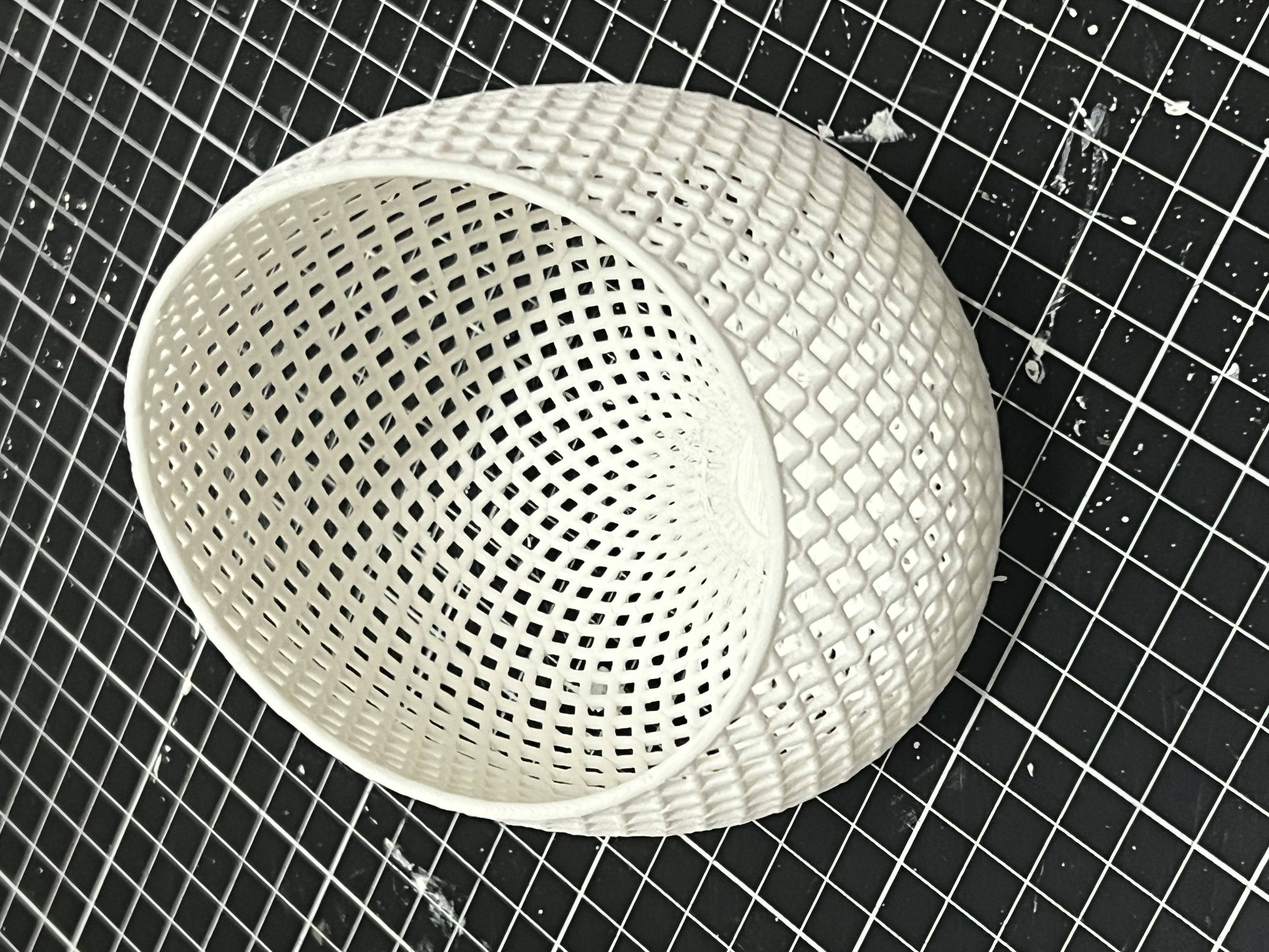 Canasta lamp with light inside 3D print model_2