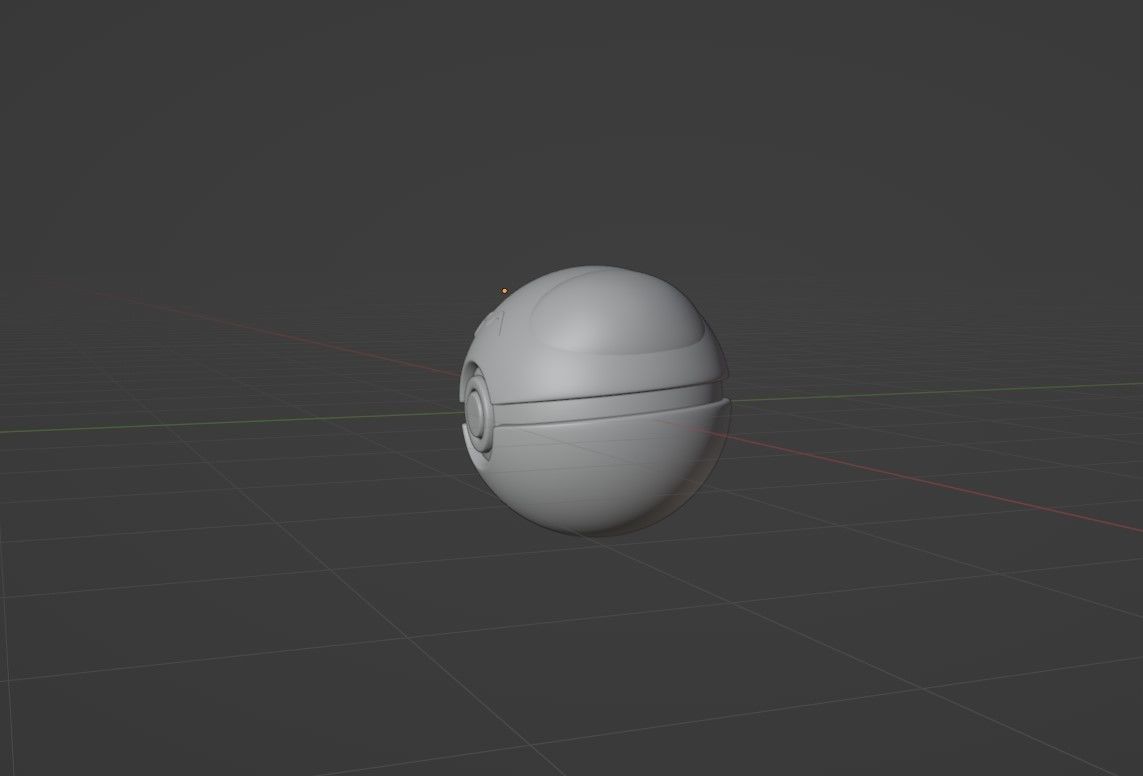 Master ball Low-poly 3D Model  3D model_7