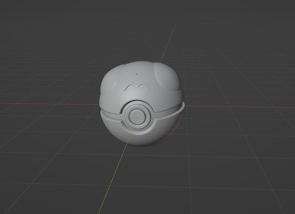 Master ball Low-poly 3D Model  3D model_6