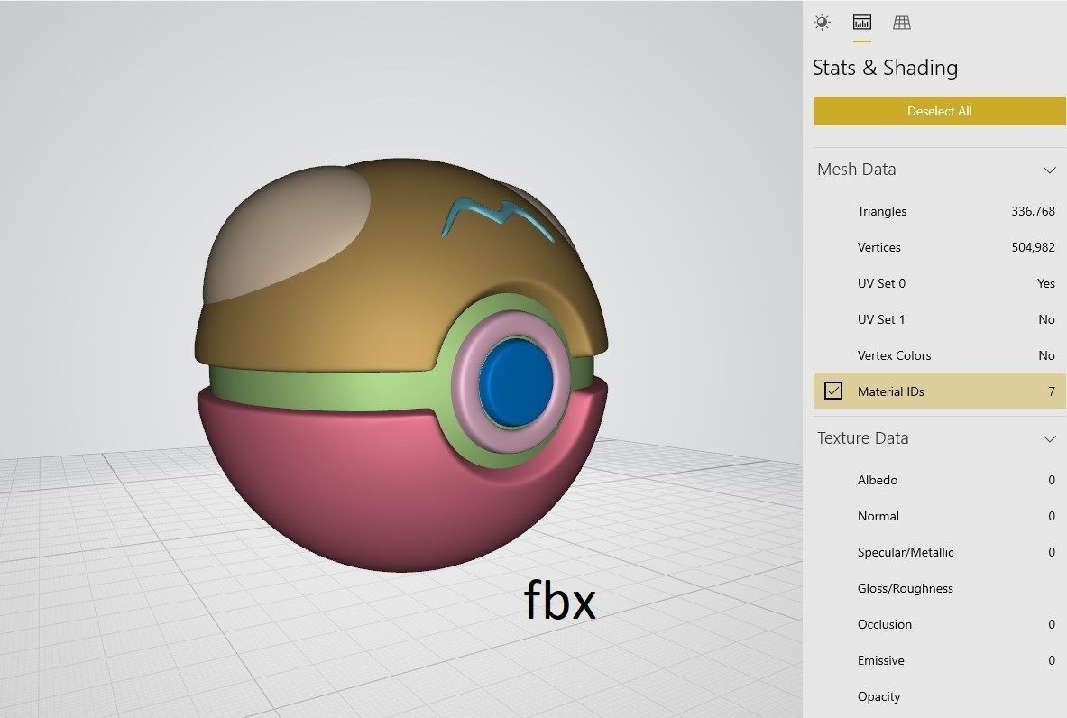 Master ball Low-poly 3D Model  3D model_5
