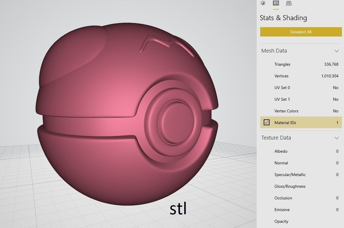 Master ball Low-poly 3D Model  3D model_4