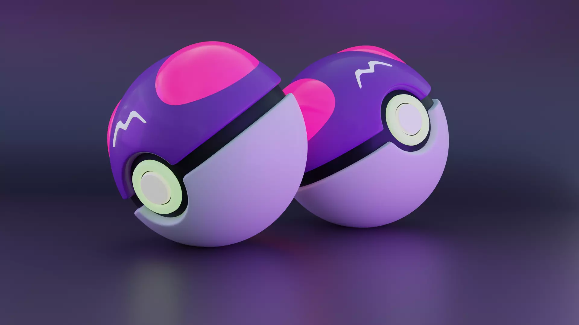 Master ball Low-poly 3D Model  3D model_0