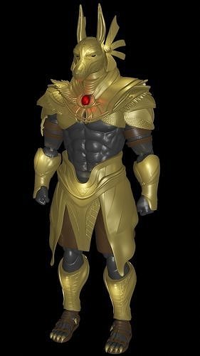 One12 Scale Anubis Armor 3D print model