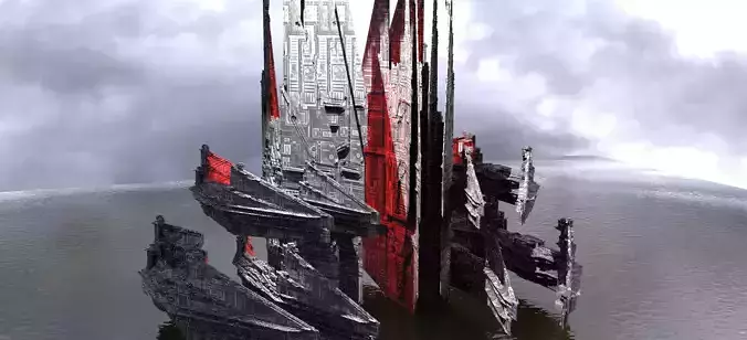 Sci-Fi Drake interceptor Ship Base