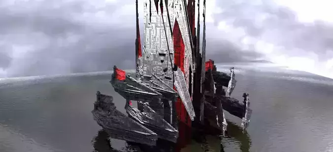 Sci-Fi Drake interceptor Ship craft  5 Kit bash 