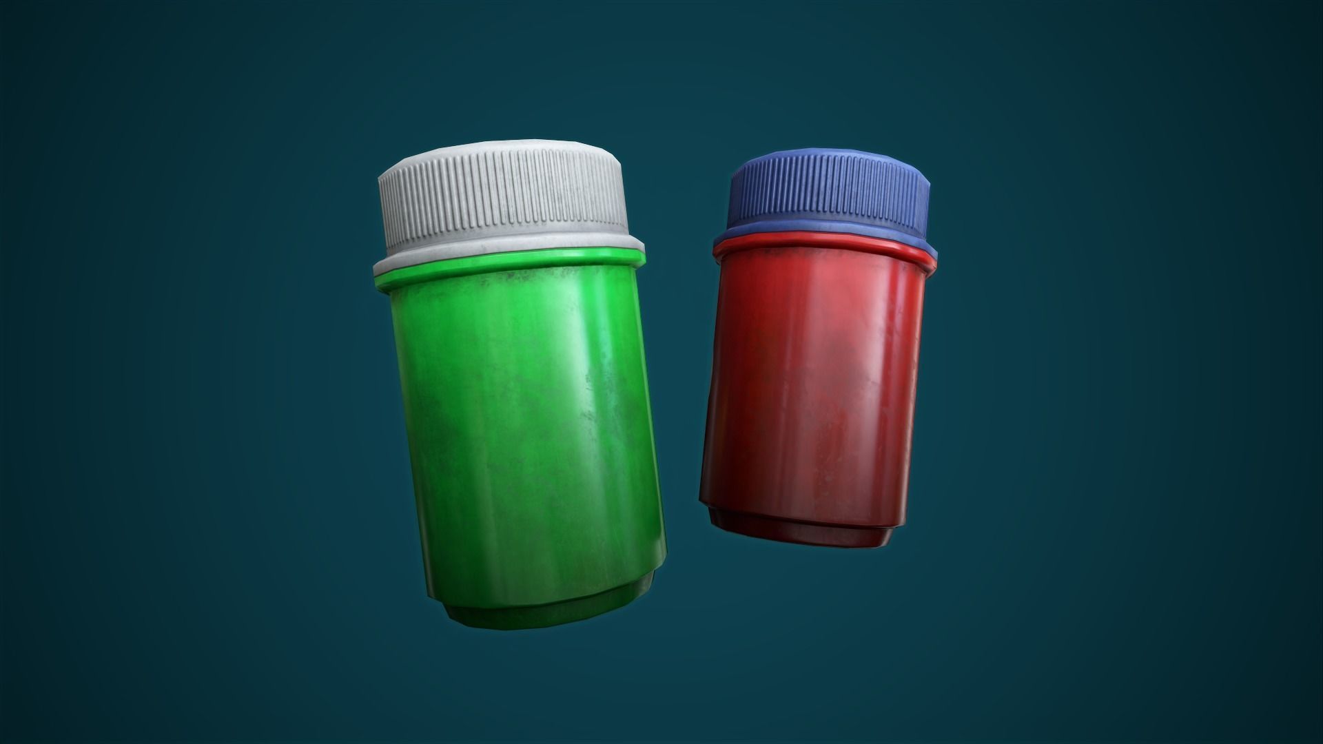 First aid jar Free low-poly 3D model_5
