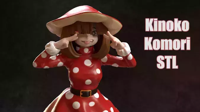Kinoko Komori stl  3D print model